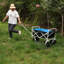 Chariot de plage pliant Wagon Garden (blanc)