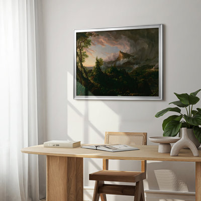 The Course of Empire: The Savage State-Thomas Cole-Framed Gallery Wrapped Canvas-1834