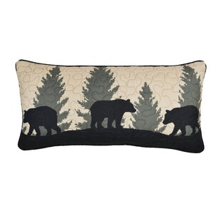 Western Rustic Bear Throw Pillows Cover Set of 2 Wild Animal Bear Deer  Moose Pillow case 18x18 inch Lodge Wildlife Cotton Linen Outdoor Cabin Decorative  Cushion Pillow Cover for Patio Couch Bedroom 