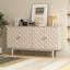 Buffet 4 portes avec portes à motif convexe-1000176904