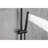 Stainless Steel Handheld Shower With Adjustable Height And Black Matte 59-inch Hose Appearance Adjustment