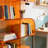 Orange Acrylic Creative Bookcase-1521559231