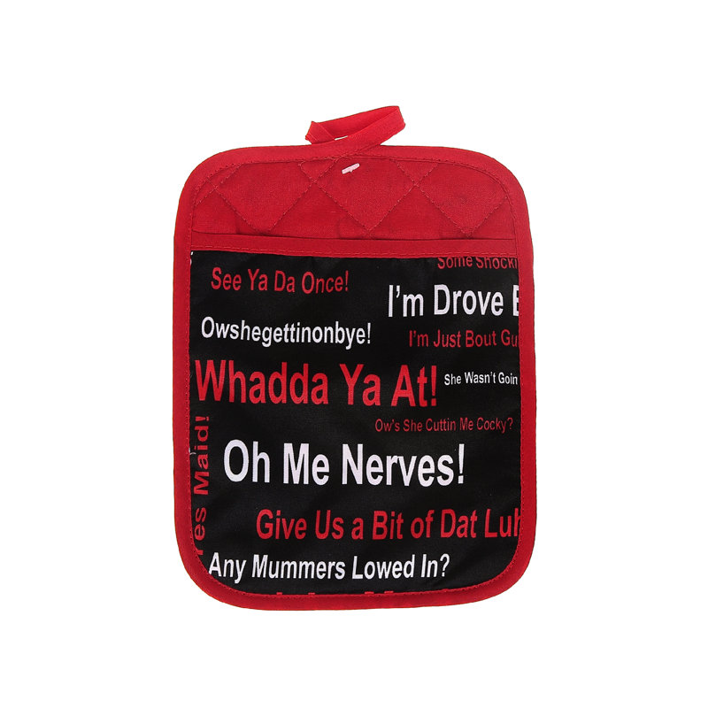 «NH Casadécor NFLD Sayings Potholder»