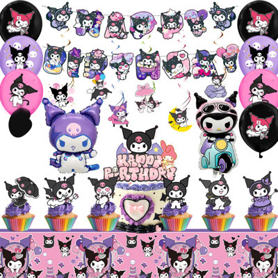 Kuromi Birthday Party Decorations, 33 Pcs Kuromi Birthday Party Decorations