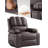 Oversized Manual Recliner with 2 Cup Holders and Side Pocket-319453232