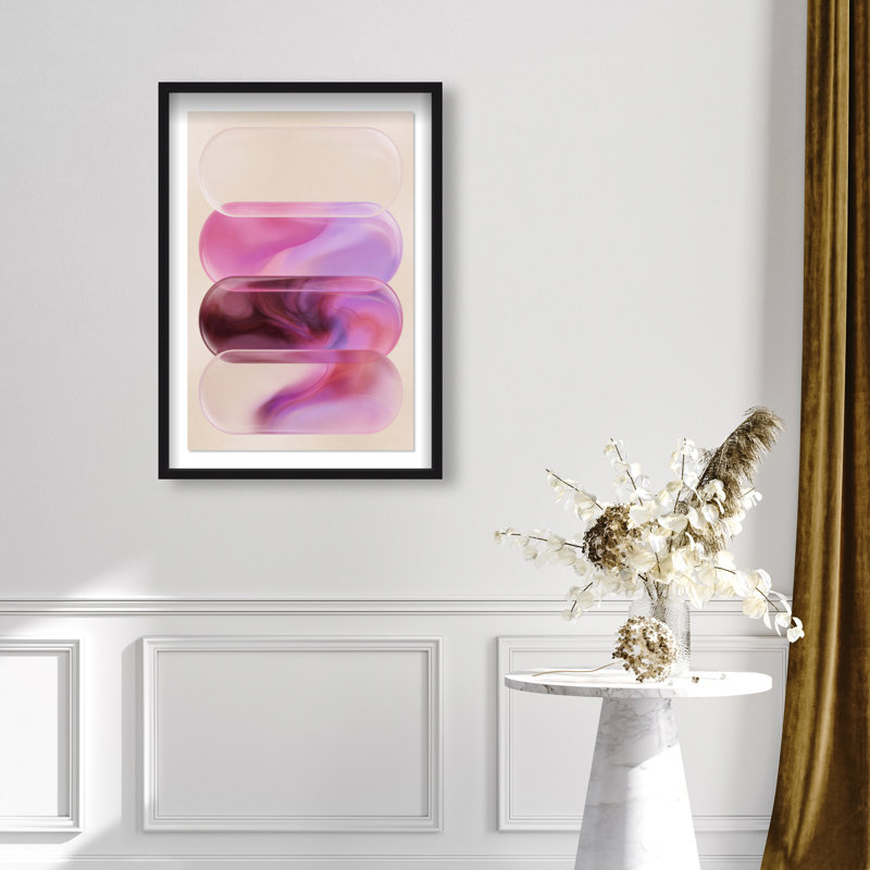Clear Rose Print by Oliver Gal, 31.5"H x 21.5"W, Black Shadowbox