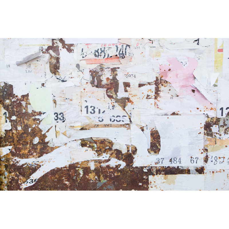 Dirty Poster Wall by CaoChunhai - Wrapped Canvas Print, 61cm H x 91cm W x 3.8cm D