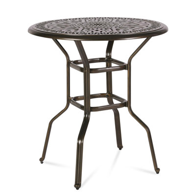 Round Outdoor Bar Table Yes , 35.4 " W 35.4 " D