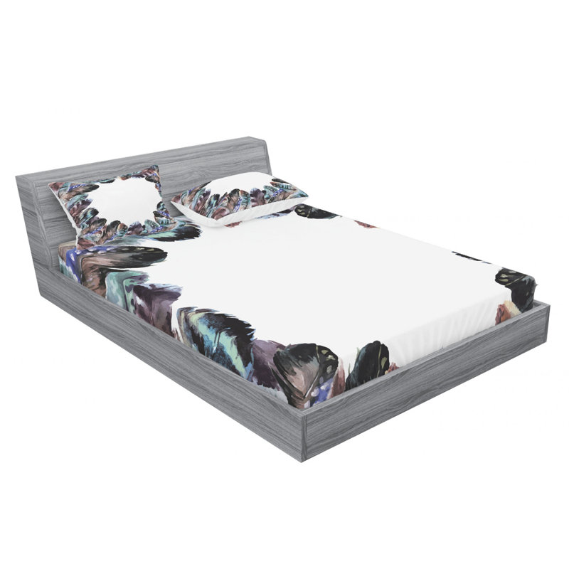 Microfiber Sheet Set, Full Sheet Set with Fitted Sheet