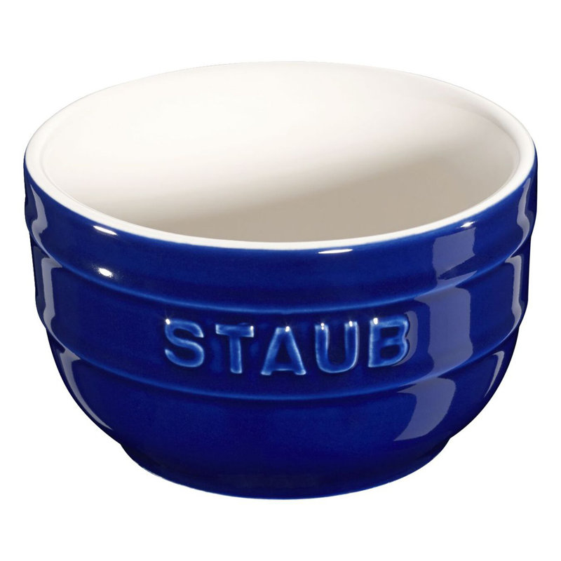Staub Ceramic 2-piece Prep Bowl Set, Dark Blue