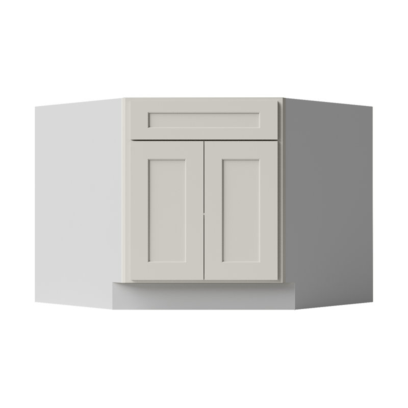 Armoire d'angle, Crème Shaker