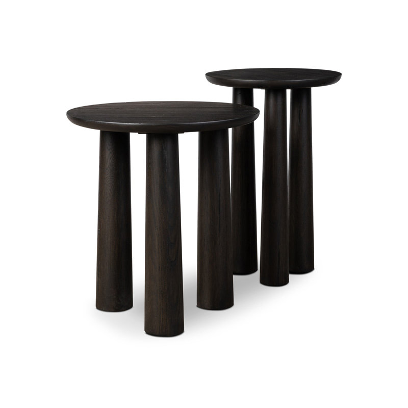 Cooper Solid Wood Nesting End Table