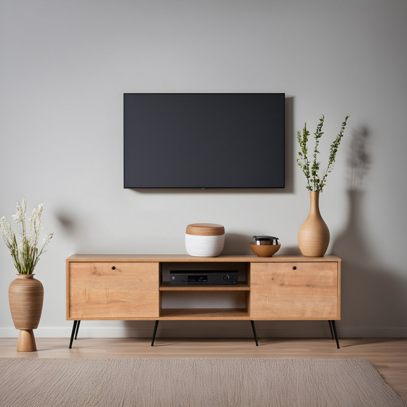 Keikei Unfinished TV Stand for TVs up to 60"