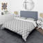 Ensemble de housse de couette minimaliste abstrait géométrique abstraite x mid-century-40703725