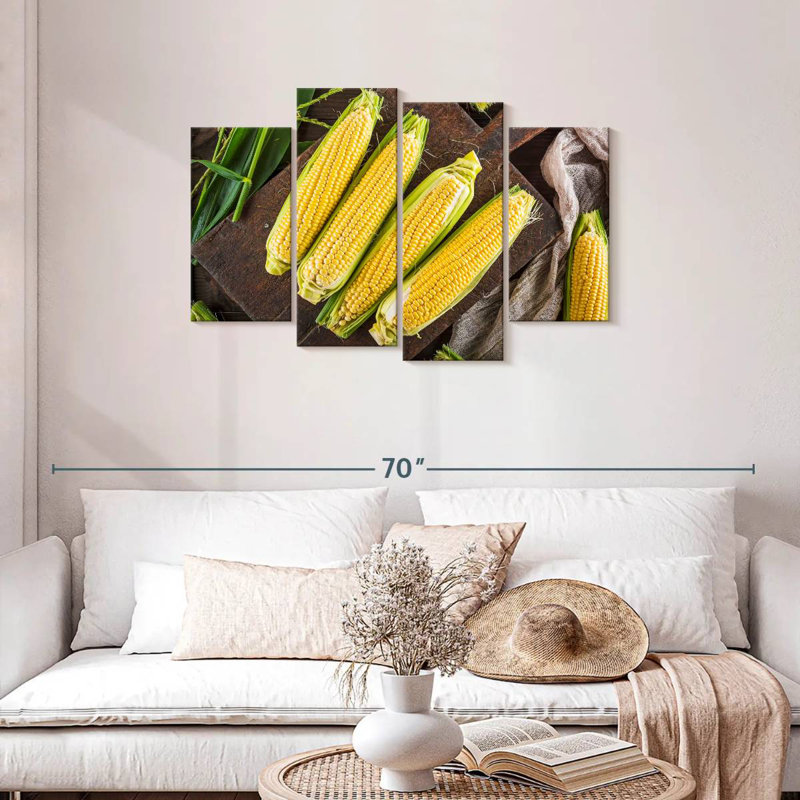 Harnek Corn Cobs, 27" H x 43" W