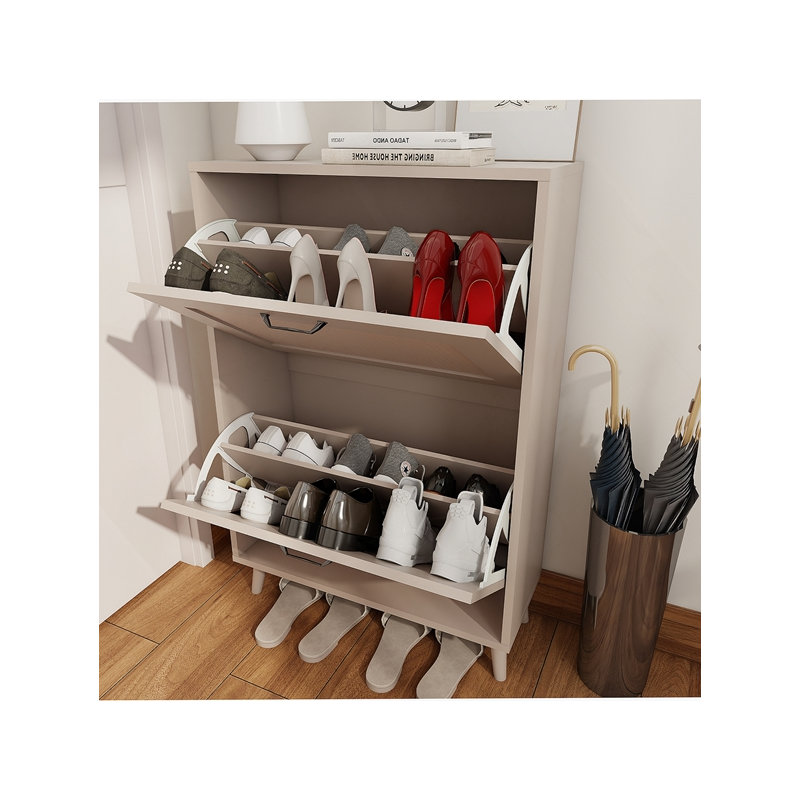 2-Tier Shoe Rack for Entryway - Stable and Spacious Shoe Storage Organizer, Easy Access Design, Holds Up to 12 Pairs