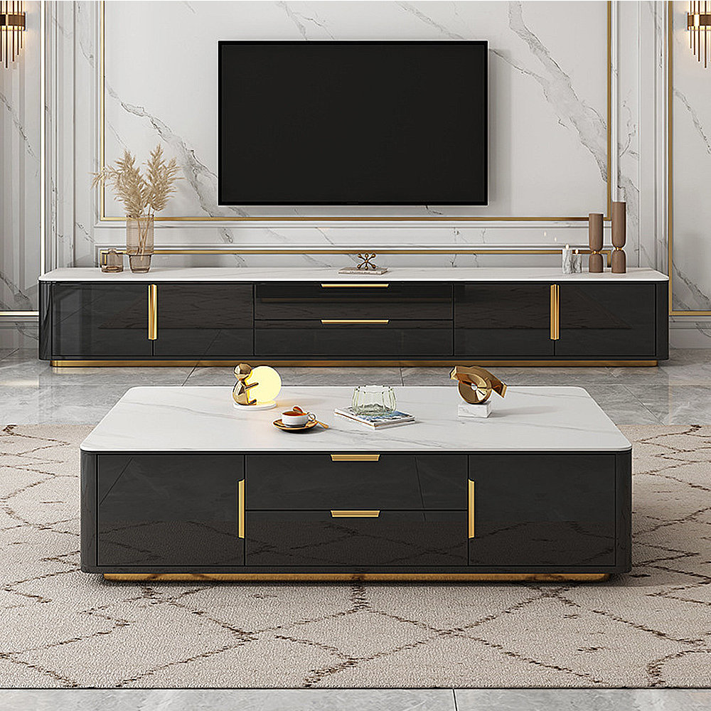Bkoksety Italian light luxury coffee table TV stand set - Wayfair Canada