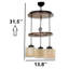 Luminaire suspendu en bois