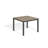 Travira Square Outdoor Dining Table With Umbrella Hole , 40'' in. W 40'' in. D-1898098857-1940053154