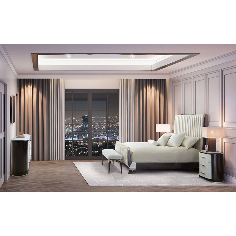 Paris Chic Upholstered Bed, King