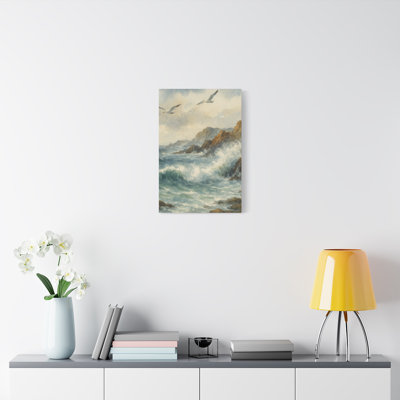 Aaroon Single Picture Frame Print on Canvas