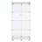 Lighted Two Door Glass Cabinet Glass Display Cabinet With 4 Shelves-805837099