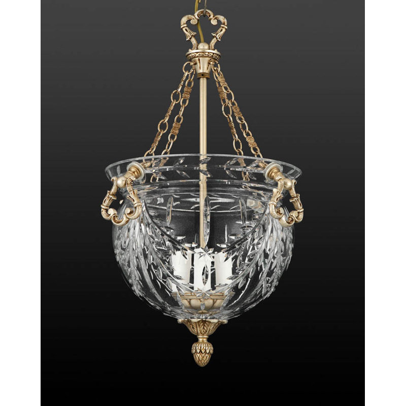 Delp 4 - Light Urn Pendant, French Gold