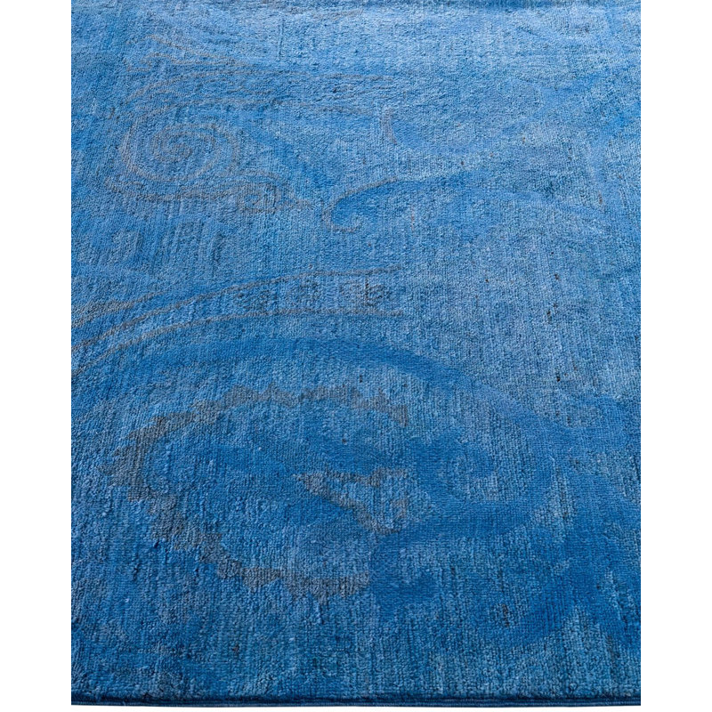 Overyed One-of-a-Kind Rectangle 4'1" x 5'10" Hand Knotted Area Rug