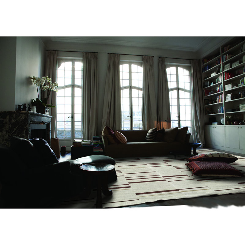 Hazara Striped Wool Hand Woven 170cm X 240cm Area Rug