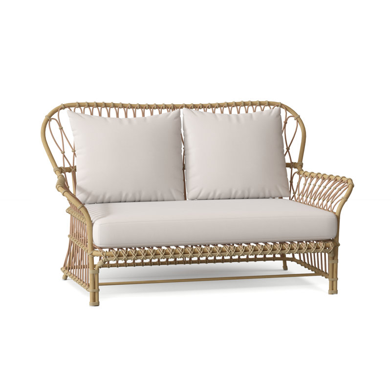 Savannah Outdoor 2 - Seat Loveseat, Sailcloth Salt