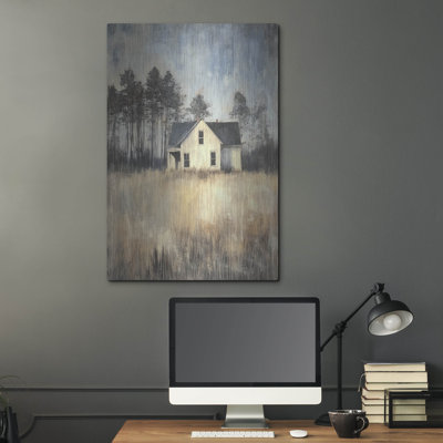 Art mural en métal Latitude Run® «House In The Forest» par Svetlana Aleynikova
