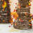 24"H Fall Rattan Berries and Maple Leaves Table Tree