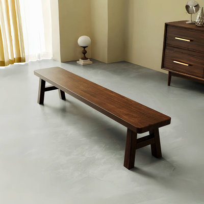 Banc en bois massif Kaile