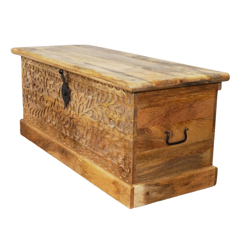 Solid Wood Blanket Chest