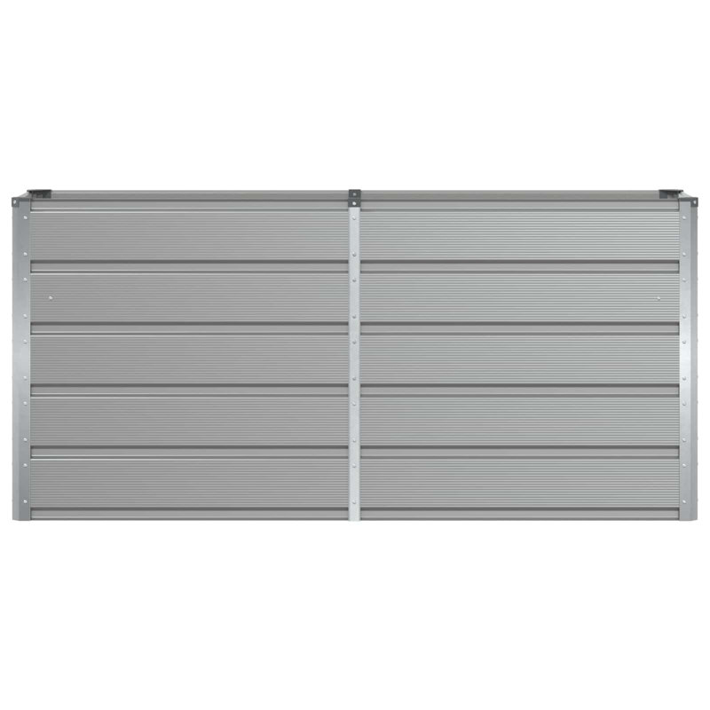  Planter 160 X 40 X 75 Cm Steel, Light Grey