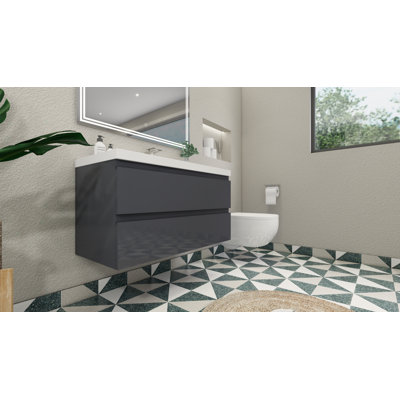 Ensemble de meuble-lavabo simple 41,75 po Curly