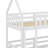 Twin-Over-Twin Bunk Bed With Fence & Door, House Style-1756494029