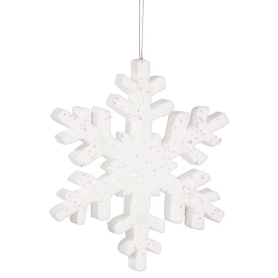 Glitter Outdoor Snowflake Ornament