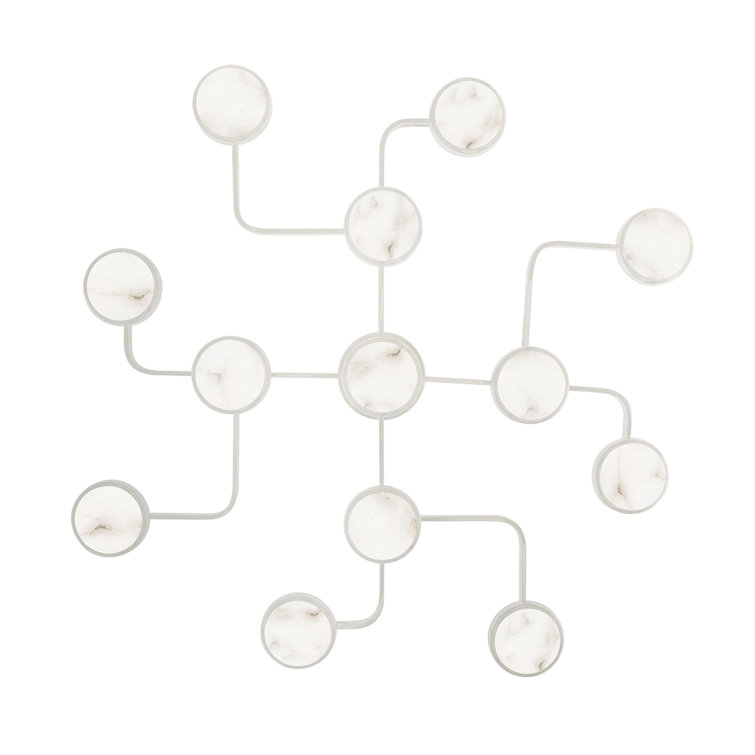 Meander 13 - Light Unique / Statement Geometric LED Chandelier