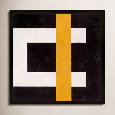 Composition with Yellow 3 Print