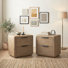 Ensemble de table de chevet 2 tiroirs l 28 po Shortwood