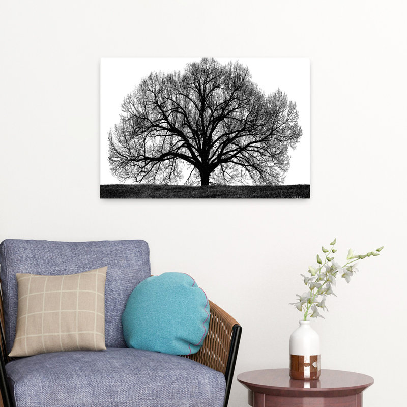 Arbre contemporain abstrait, H 16 po x l 24 po