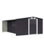 8 ft. W x 8 ft. D Metal Garage Shed