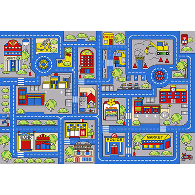 Sulligent Rectangle Machine Woven Polypropylene Rug
