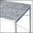 Silver Finish Writing Desk