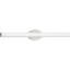 Delphine Single Frosted Dimmable LED Bath Bar-32041583