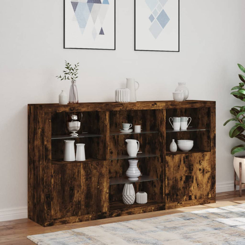 Badea 181.5cm Sideboard, Smoked Oak