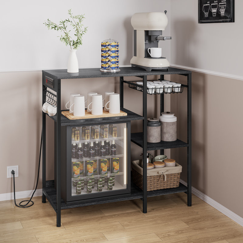 Chariot de cuisine Milburn, Gris anthracite