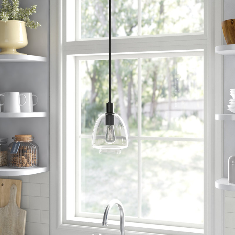 Caudillo 1 - Light Single Pendant, Black