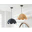 Petal 1 - Light Black Unique/Statement Pendant-91285972